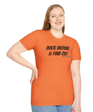 Duck Around & Find Out #spreadduckery t-shirt in orange